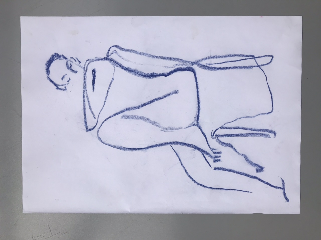 Sitzende Stuhl 